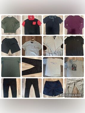 Men's Mixed Casual Tops & Bottoms Bundle - 
| ASSORTED SIZES FROM S-XL
